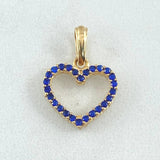 Dije Corazón Doble Faz 1.5gr / 2cm / Oro 18K