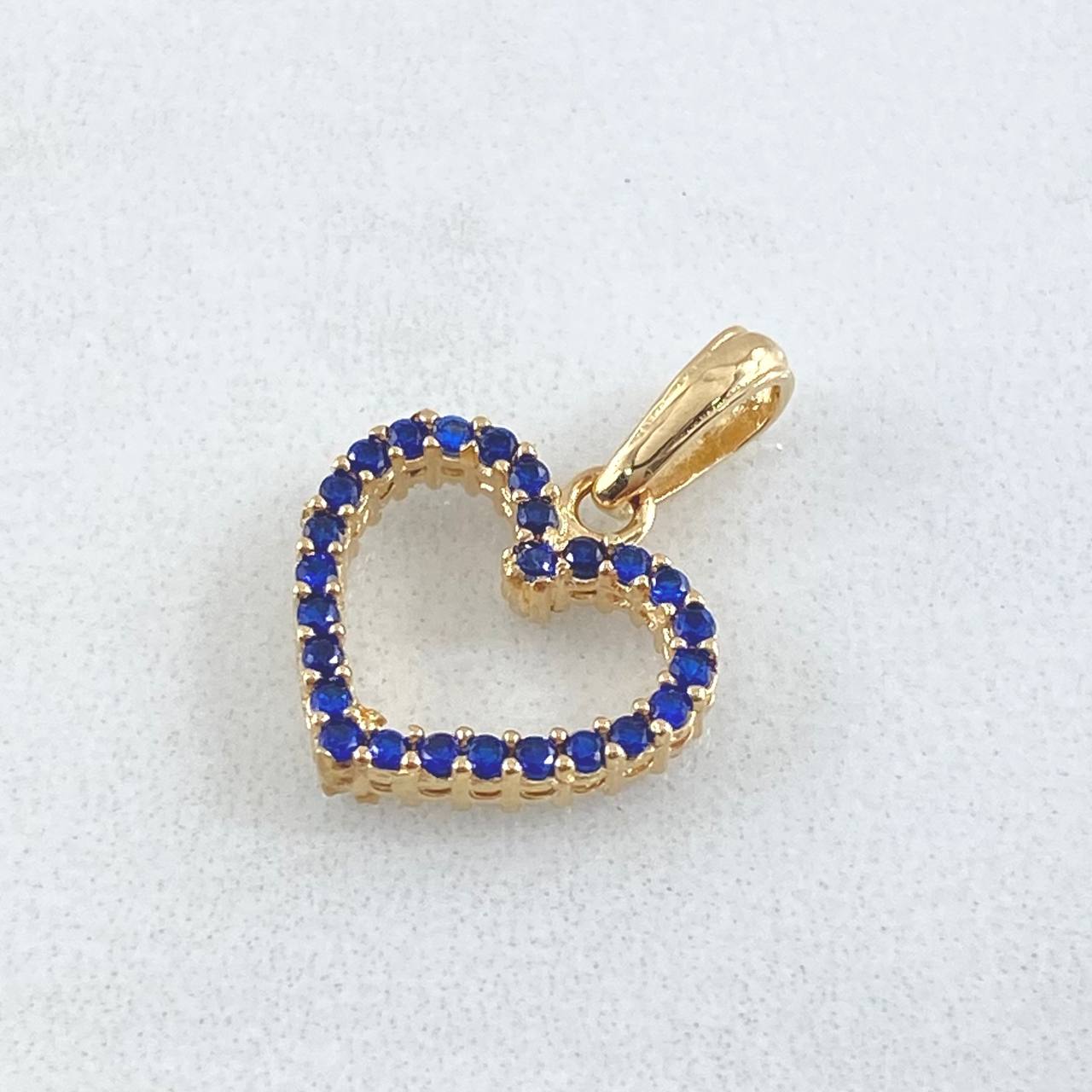 Dije Corazón Doble Faz 1.5gr / 2cm / Oro 18K