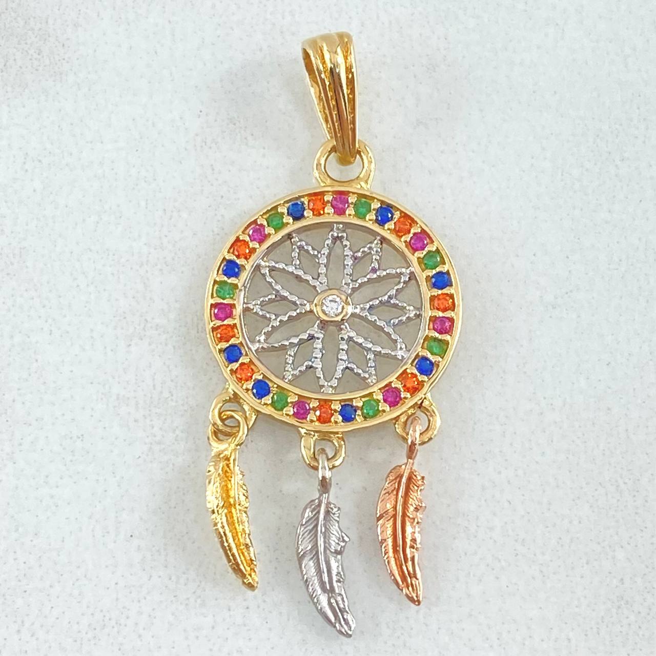 Dije Atrapasueños 2.05gr / 3.2cm / Oro 18K