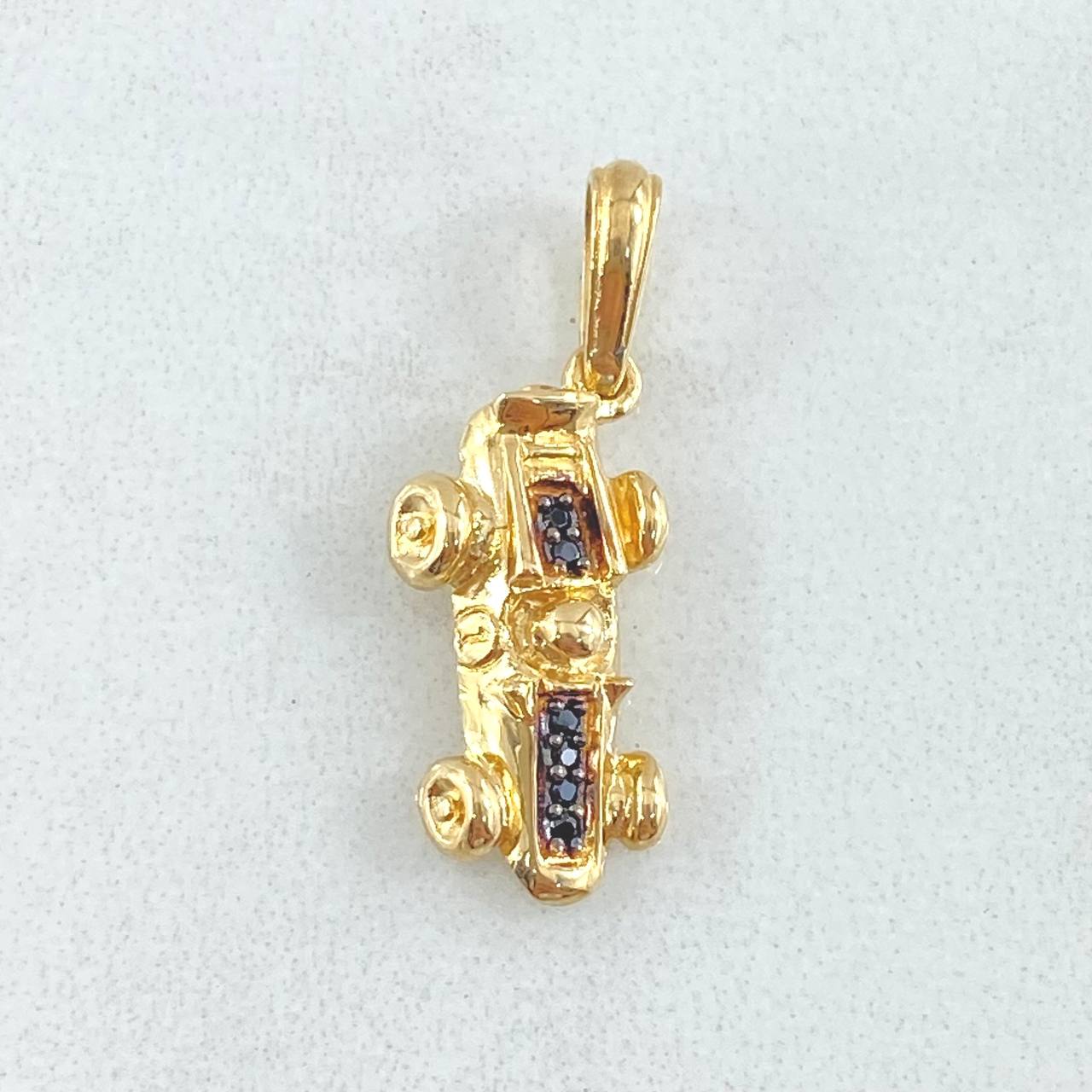Dije Carro Formula Uno 1.55gr / 2.5cm / Oro 18K