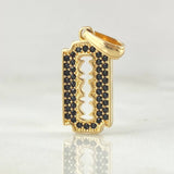 Dije Cuchilla 1.6gr / 2.2cm / Oro 18K