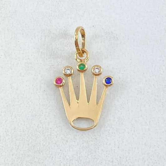Dije Corona 0.7gr / 2cm / Oro 18K
