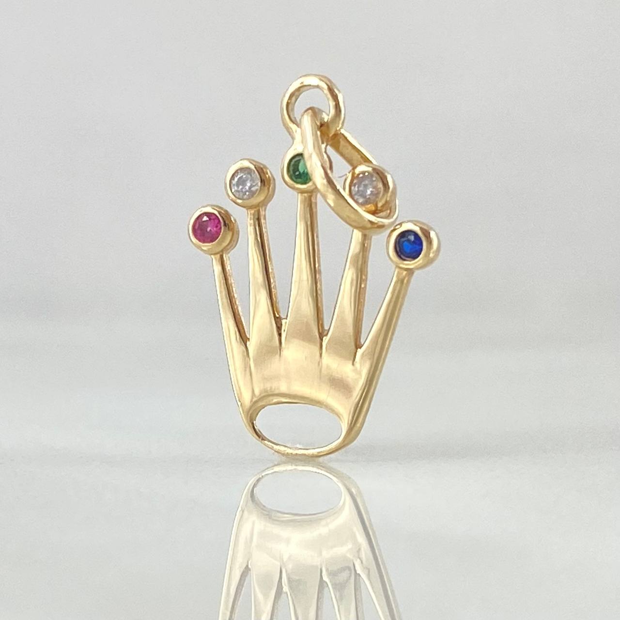 Dije Corona 0.7gr / 2cm / Oro 18K