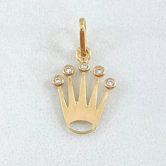 Dije Corona 0.75gr / 2cm / Oro 18K