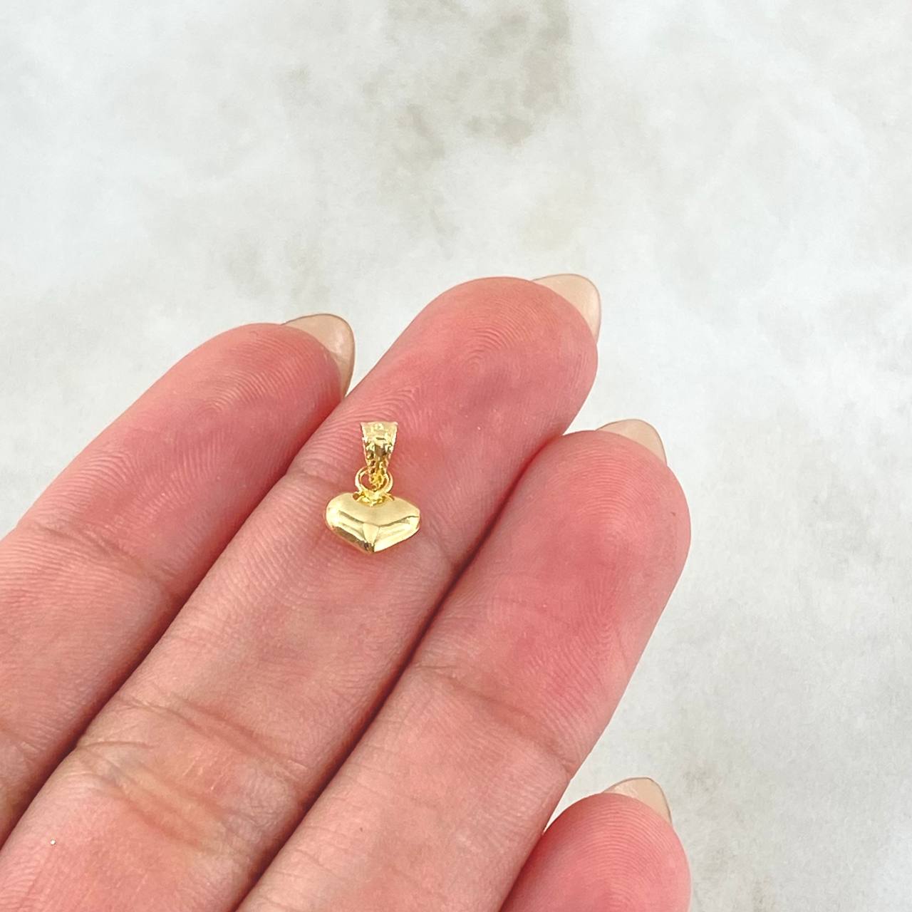 Dije Corazón 0.3gr / 1cm / Oro 18K