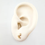 Topos Cruz Ancla 0.45gr / 7.9mm Oro Amarillo 18K