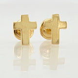Topos Cruz 0.7gr / 7.6mm Oro Amarillo 18K
