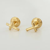 Topos Cruz 0.45gr / 6.9mm Oro Amarillo 18K