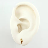 Topos Cruz 0.45gr / 6.9mm Oro Amarillo 18K