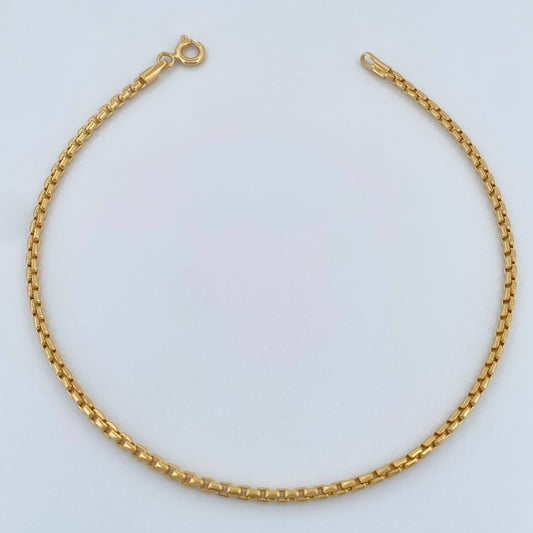 Pulso Veneciana 2.6gr / 20cm / 1.74mm Oro Amarillo +3 18K %