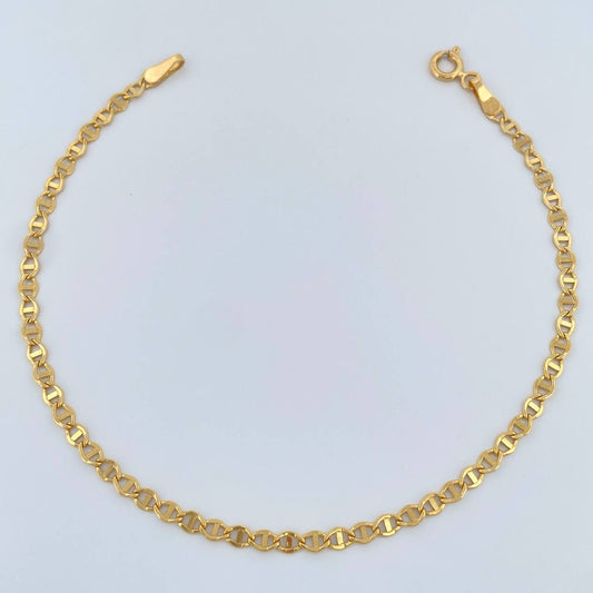 Pulso Escalera Volga 1.2gr / 19cm / 2.63mm Oro Amarillo +3 18K %