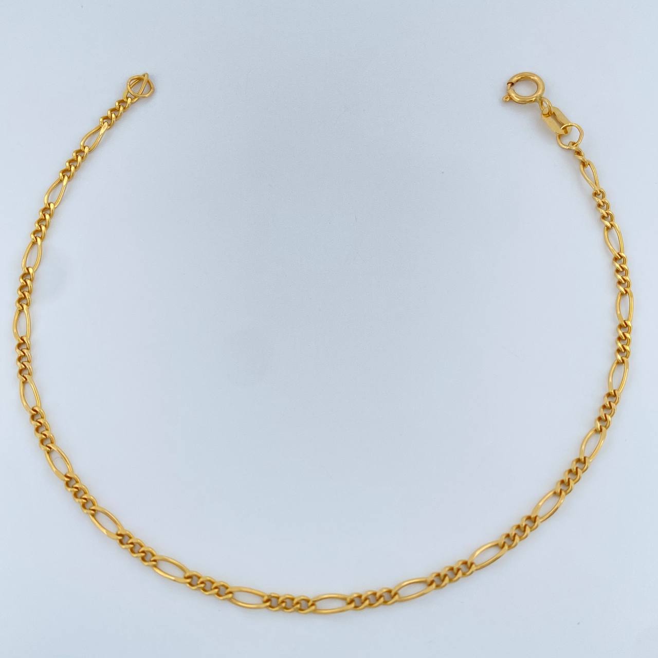 Pulso Figaro 0.85gr / 17.9cm / 1.95mm Oro Amarillo +1 18K %