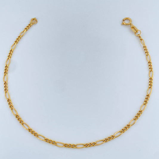 Pulso Figaro 0.85gr / 17.9cm / 1.95mm Oro Amarillo +1 18K %