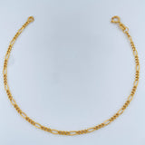 Pulso Figaro 0.85gr / 17.9cm / 1.95mm Oro Amarillo +1 18K %