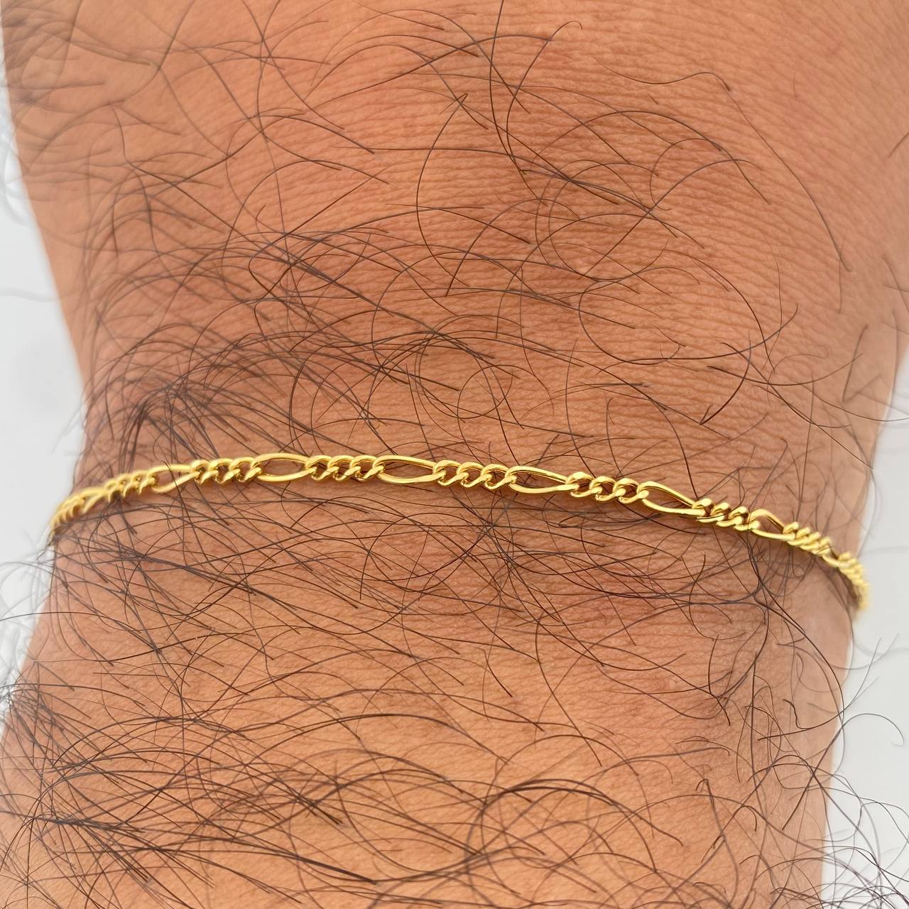 Pulso Figaro 0.85gr / 17.9cm / 1.95mm Oro Amarillo +1 18K %