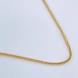 Cadena Franco 4.5gr / 51.7cm / 1.98mm Oro Amarillo +3 18K %