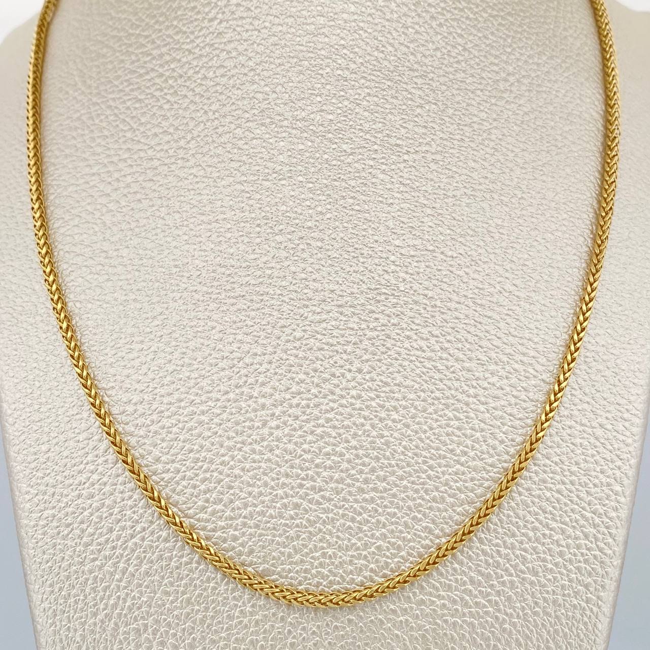 Cadena Franco 4.5gr / 51.7cm / 1.98mm Oro Amarillo +3 18K %