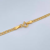 Cadena Cubana  2.85gr / 49.7cm / 2.49mm Oro Amarillo +1 18K %