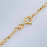 Cadena Figaro 3.9gr / 63.2cm / 2.46mm Oro Amarillo +1 18K %