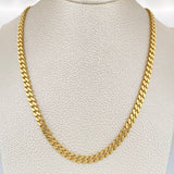 Cadena Cubana Monaco 18.4gr / 61.5cm / 4.77mm Oro Amarillo +4 18K %