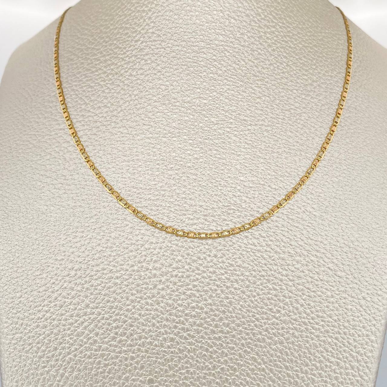 Cadena Escalera 1.6gr / 40cm / 1.6mm Tres Oros +3 18K %