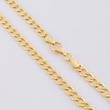 Cadena Cubana 10.55g / 60cm / 4.7mm Oro Amarillo 18K