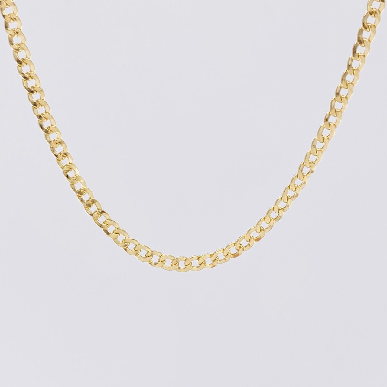 Cadena Cubana 4.2g / 45cm / 2.8mm Oro Amarillo 18K