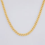 Cadena Cubana 4.2g / 45cm / 2.8mm Oro Amarillo 18K