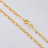 Cadena Cubana 4.2g / 45cm / 2.8mm Oro Amarillo 18K
