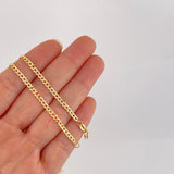 Cadena Cubana 4.2g / 45cm / 2.8mm Oro Amarillo 18K