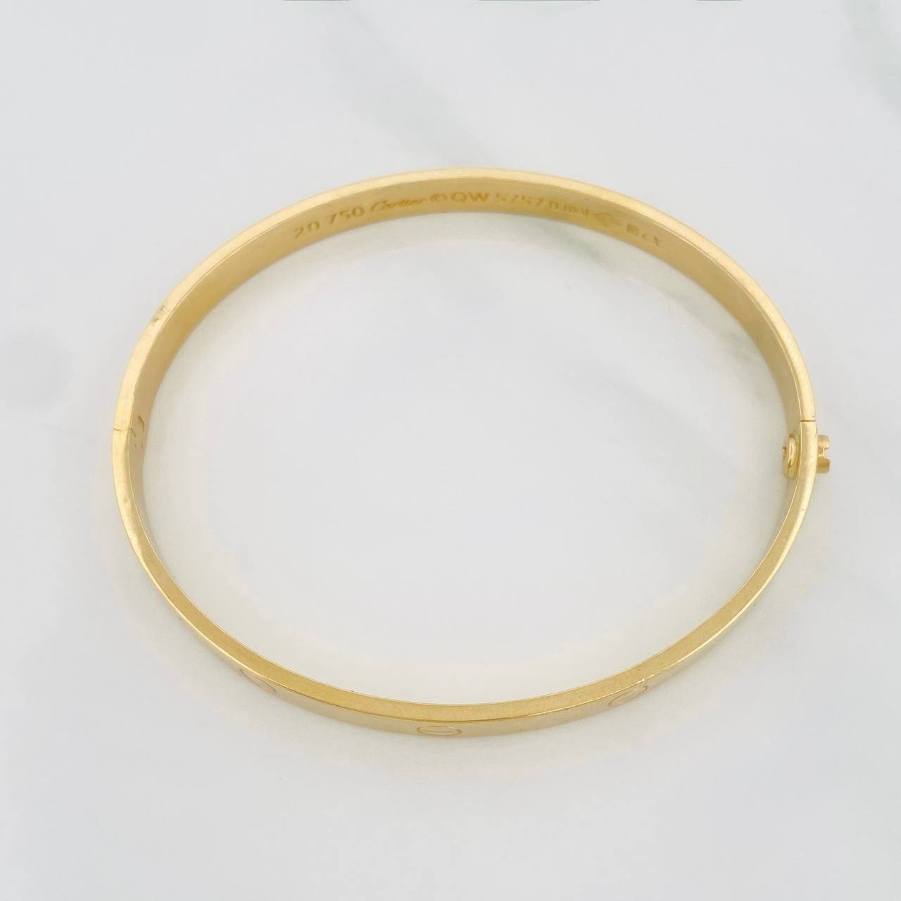 Pulso Aro Tornillo 7.5 g / 20 cm / 6.15 mm Oro Amarillo 18K
