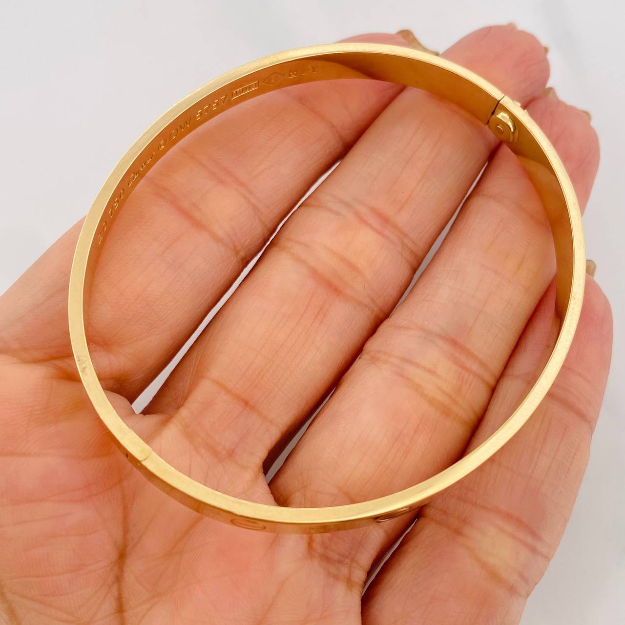 Pulso Aro Tornillo 7.5 g / 20 cm / 6.15 mm Oro Amarillo 18K