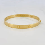 Pulso Aro Tornillo 7.5 g / 20 cm / 6.15 mm Oro Amarillo 18K