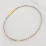 Pulso Aro Diamantado 2.55 g / 17 cm / 1.65 mm Oro Blanco 18K