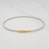 Pulso Aro Diamantado 2.55 g / 17 cm / 1.65 mm Oro Blanco 18K
