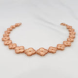 Pulso Trebol 8.45 g / 18.05 cm / 10.3 mm Oro Rosa 18K