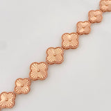 Pulso Trebol 8.45 g / 18.05 cm / 10.3 mm Oro Rosa 18K
