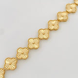 Pulso Trebol 7.45 g / 18 cm / 7.1 mm Oro Amarillo 18K