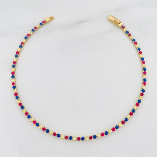 Pulso Tennis 2.3 g / 18.05 cm / 1.67 mm Oro Amarillo 18K