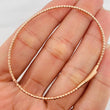 Pulso Aro Diamantado 2.80 g / 17 cm / 1.7 mm Oro Rosa 18K