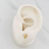 Topos Flor Espiral 0.75 g / 5.7 mm Oro Amarillo 18K