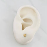 Topos Bola Dorada 0.8 g / 3.4 mm Oro Amarillo 18K