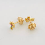 Topos Cruz 0.8 g / 6.92 mm Oro Amarillo 18K