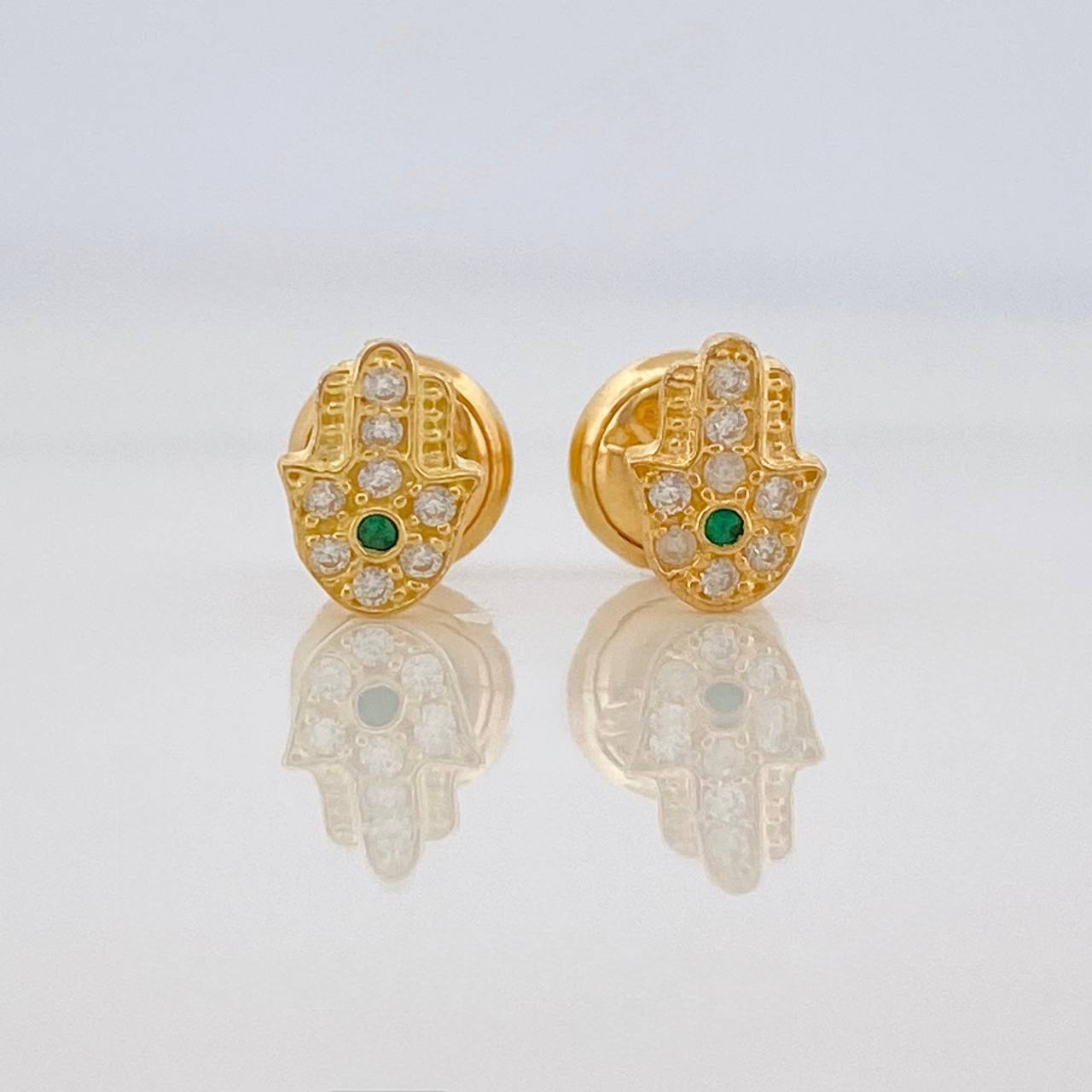 Topos Mano Hamsa 0.8 g / 6.6 mm Oro Amarillo 18K