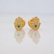 Topos Mano Hamsa 0.8 g / 6.6 mm Oro Amarillo 18K