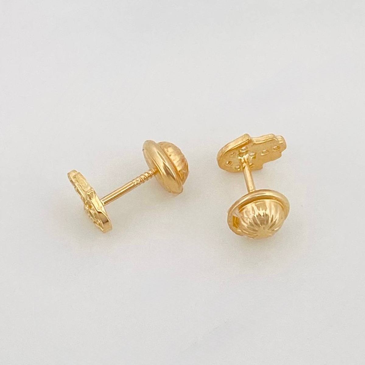 Topos Mano Hamsa 0.8 g / 6.6 mm Oro Amarillo 18K