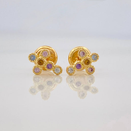 Topos Cruz Tupida 0.95 g / 7.9 mm Oro Amarillo 18K