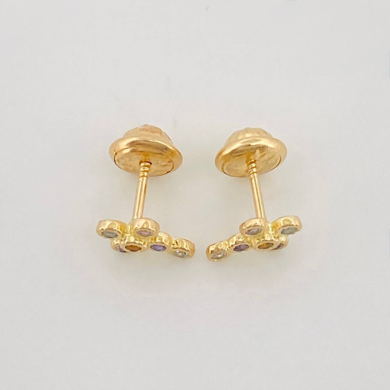 Topos Cruz Tupida 0.95 g / 7.9 mm Oro Amarillo 18K