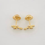 Topos Cruz Tupida 0.95 g / 7.9 mm Oro Amarillo 18K
