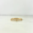 Anillo Tornillos De Orion 1.75gr / T7 1/2 / Circones Blancos Oro Amarillo *